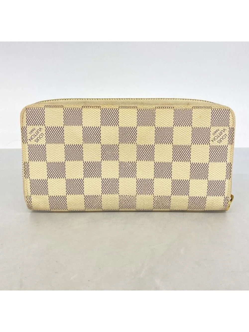 Louis Vuitton Wallet Damier Azur Zippy White